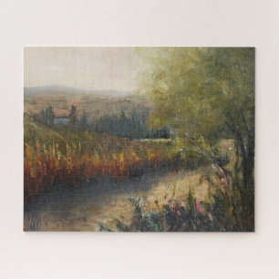 Autumn in Umbria Original Artwork  Jigsaw Puzzle