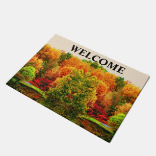 AUTUMN IN UPSTATE NEW YORK DOORMAT
