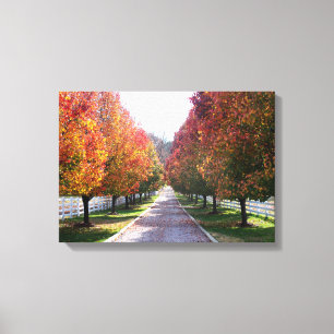 Autumn in Virginia Country Farm Landscape Art Prin Canvas Print