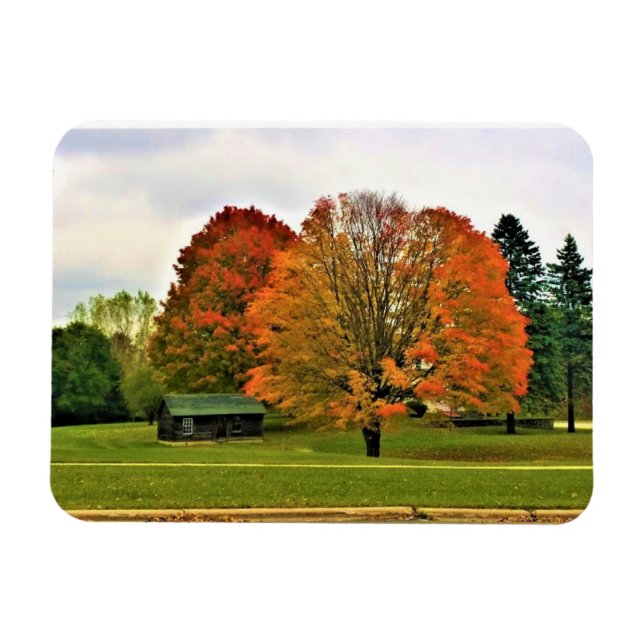 Autumn in West Bend, Wisconsin Magnet (Horizontal)