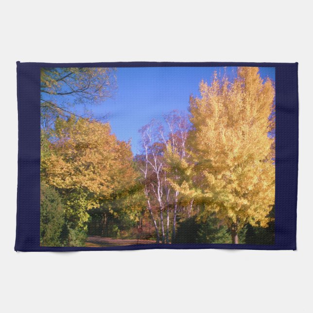 AUTUMN IN YELLOW towel (Horizontal)