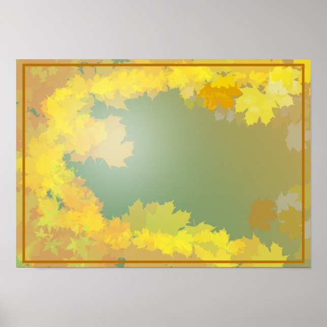 Autumn Inspired - Artistic Nature  Poster (Front)