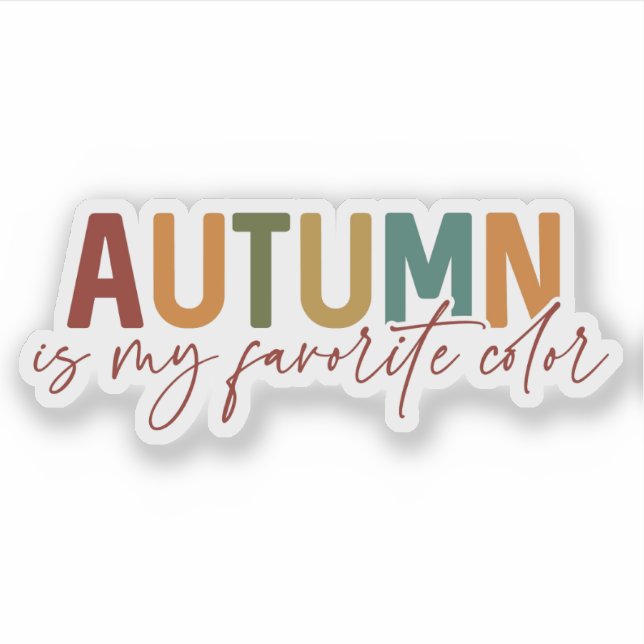 Autumn Is My Favourite Colour (Front)