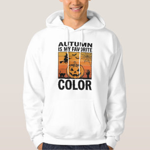 Autumn Is My Favourite Colour Halloween Pumpkin De Hoodie
