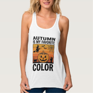 Autumn Is My Favourite Colour Halloween Pumpkin De Singlet