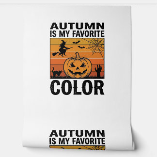 Autumn Is My Favourite Colour Halloween Pumpkin De Wallpaper