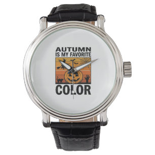 Autumn Is My Favourite Colour Halloween Pumpkin De Watch