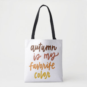 "Autumn Is My Favourite Colour" Tote Bag