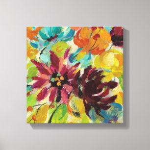 Autumn Joy Flowers Canvas Print