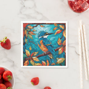 Autumn Kingfisher Paper Napkins