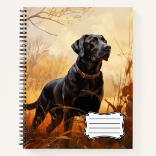 Autumn Labrador retriever Notebook