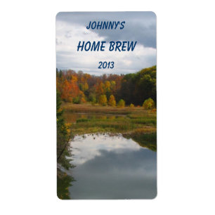 Autumn Lake Beer Label