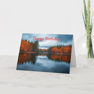 Autumn Lake Card