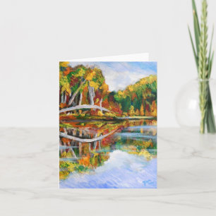 Autumn Lake Card