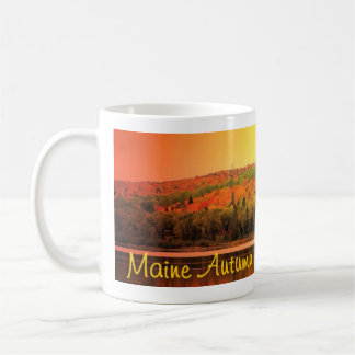 autumn lake coffee mug