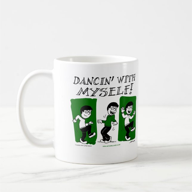 Autumn Lake "Lonely Dancer" Coffee Mug (Left)