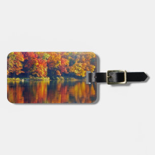 Autumn Lake Luggage Tag