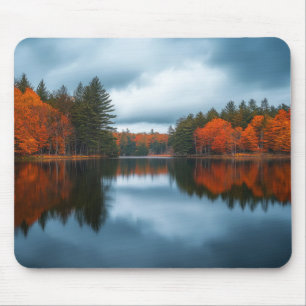 Autumn Lake Mouse Pad