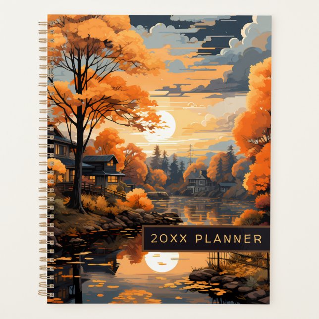 Autumn Lake Planner (Front)