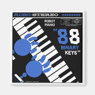 Autumn Lake "ROBOT PIANO" Magnet