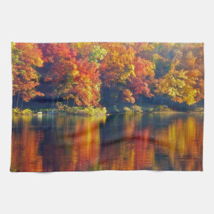 Autumn Lake Tea Towel
