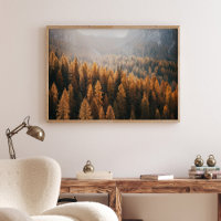 Autumn Landscape Autumn Mountain View With Yellow 