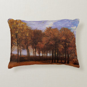 Autumn Landscape by Vincent van Gogh Decorative Cushion