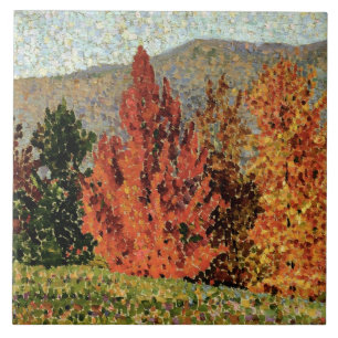 Autumn Landscape, c.1903 (oil on canvas) Tile
