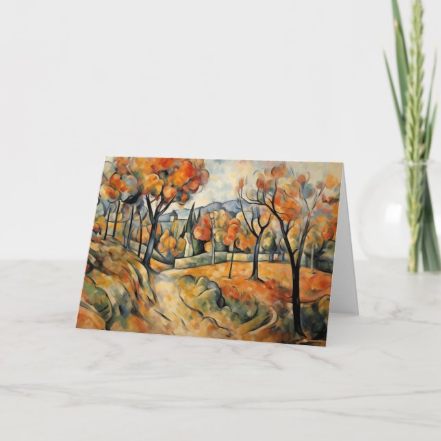 Autumn Landscape  Card (Front)