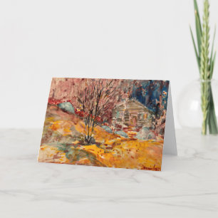 Autumn Landscape   George Luks Card