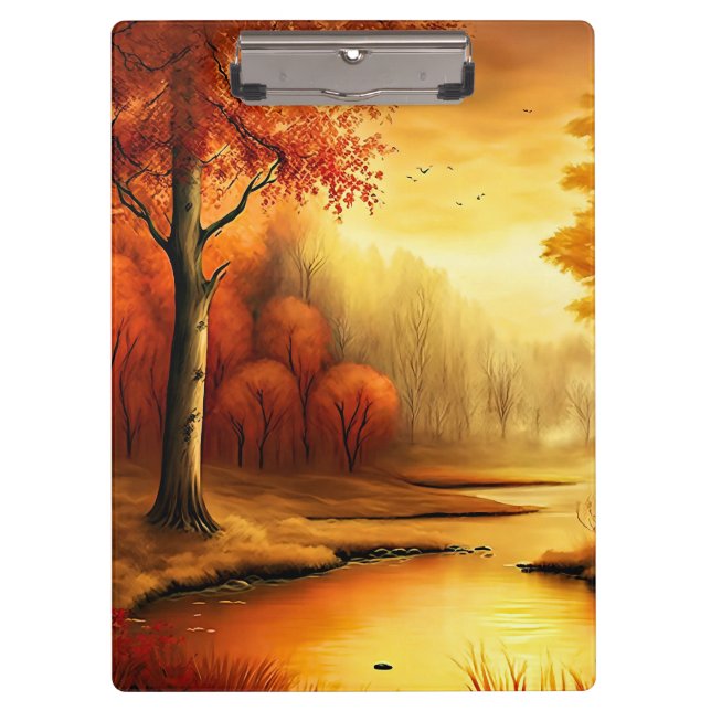 Autumn Landscape Painting-87546 Clipboard (Front)