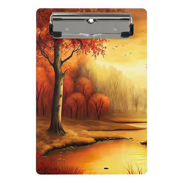 Autumn Landscape Painting-87546 Mini Clipboard (Front)