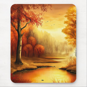 Autumn Landscape Painting-87546 Mouse Pad