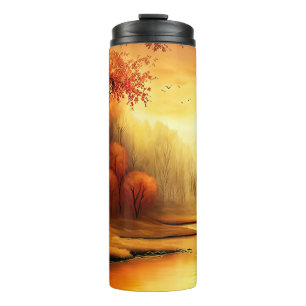 Autumn Landscape Painting-87546 Thermal Tumbler