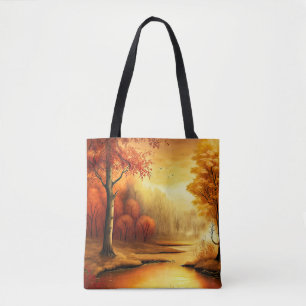 Autumn Landscape Painting-87546 Tote Bag
