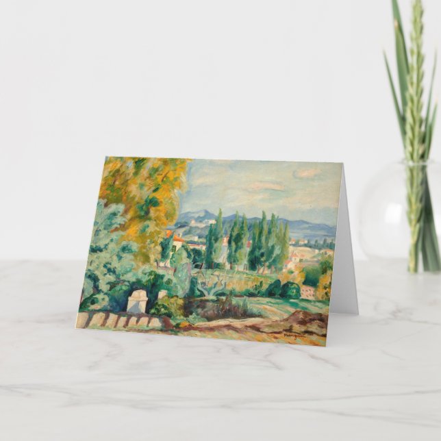 Autumn Landscape, Saint-Tropez | Henri Manguin Card (Front)