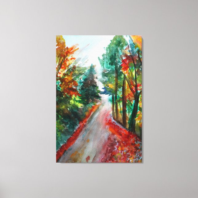 Autumn Landscape  Single Canvas Print (Front)