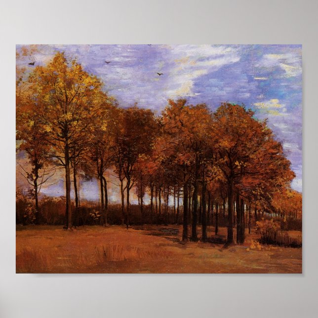 Autumn Landscape, Van Gogh Fine Art Poster (Front)
