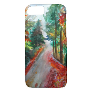 Autumn Landscape  Watercolor Art Case-Mate iPhone Case