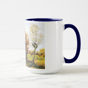 Autumn Landscape with Four Trees Mug