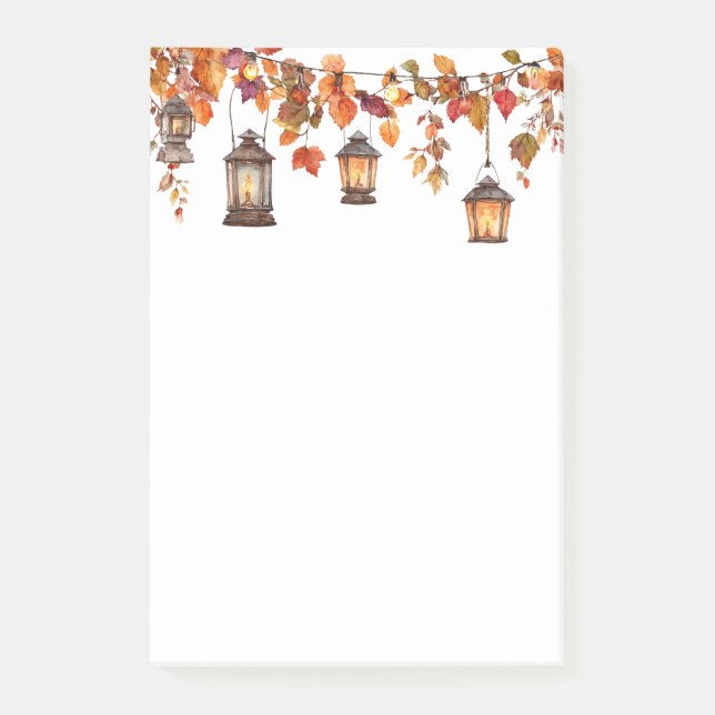 Autumn Lanterns  Post-it Notes (Front)
