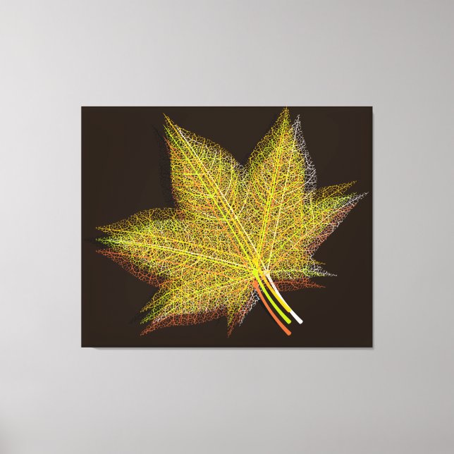 Autumn Leaf #3 Canvas Print (Front)
