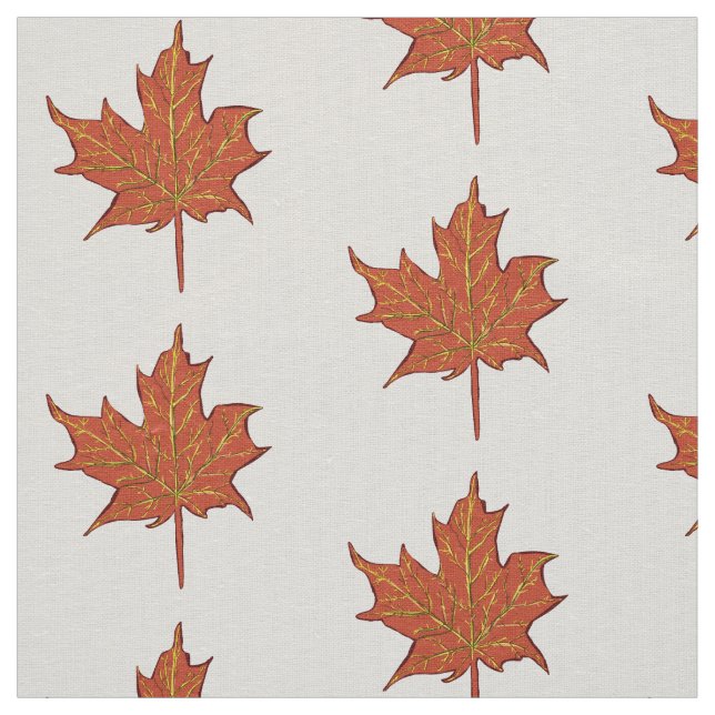 Autumn Leaf Art Fabric (Swatch)