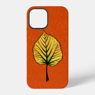 Autumn Leaf Art Yellow Orange Colours iPhone 12 Case