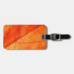 Autumn Leaf Luggage Tag