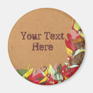 Autumn Leaf Magnet - Customised