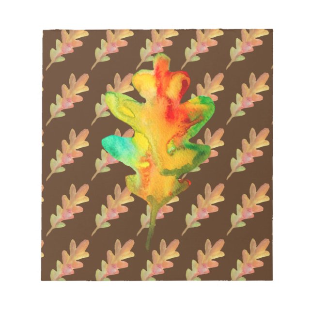 Autumn Leaf Notepad (Front)