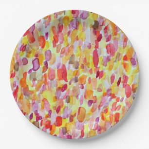Autumn Leaf Paper Plate