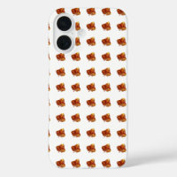 Autumn Leaf Pattern - Elegant White