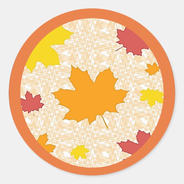 Autumn Leaf Stickers (Front)